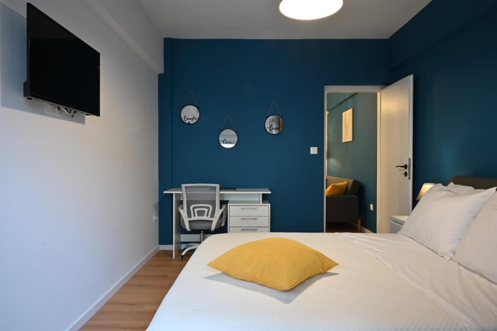 Modern Two Bedroom Apartment At Koukaki Athen Exterior foto